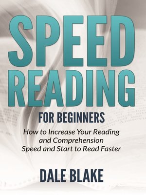 cover image of Speed Reading For Beginners